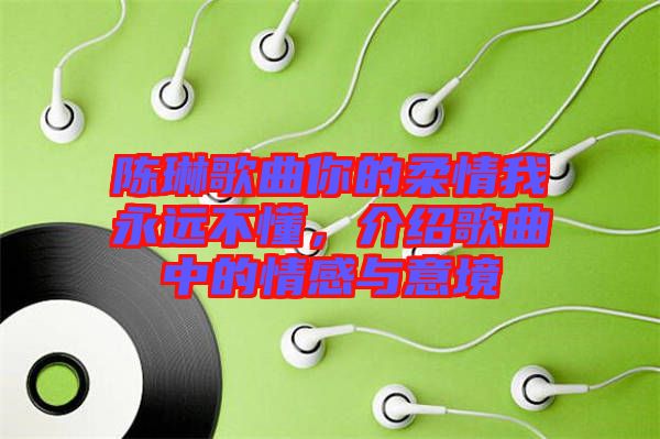 陳琳歌曲你的柔情我永遠(yuǎn)不懂，介紹歌曲中的情感與意境