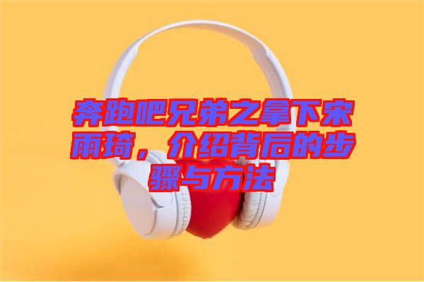 奔跑吧兄弟之拿下宋雨琦，介紹背后的步驟與方法