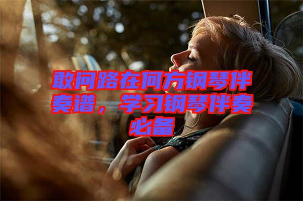 敢問路在何方鋼琴伴奏譜，學(xué)習(xí)鋼琴伴奏必備