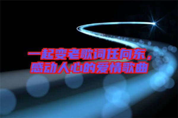 一起變老歌詞任向東，感動(dòng)人心的愛(ài)情歌曲