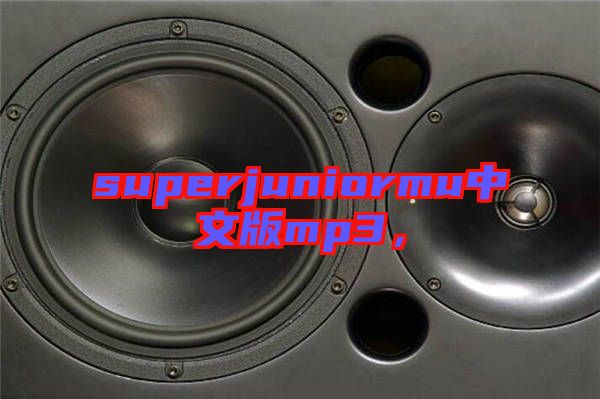 superjuniormu中文版mp3，