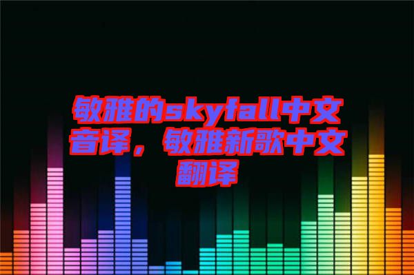 敏雅的skyfall中文音譯，敏雅新歌中文翻譯