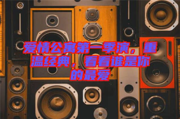 愛情公寓第一季演，重溫經(jīng)典，看看誰是你的最愛