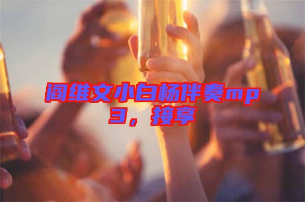 閻維文小白楊伴奏mp3，接享