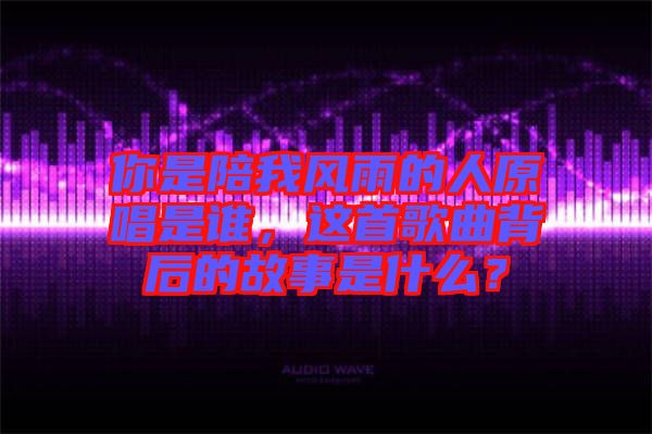 你是陪我風雨的人原唱是誰，這首歌曲背后的故事是什么？