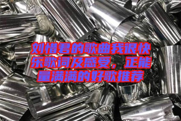 劉惜君的歌曲我很快樂(lè)歌詞及感受，正能量滿滿的好歌推薦