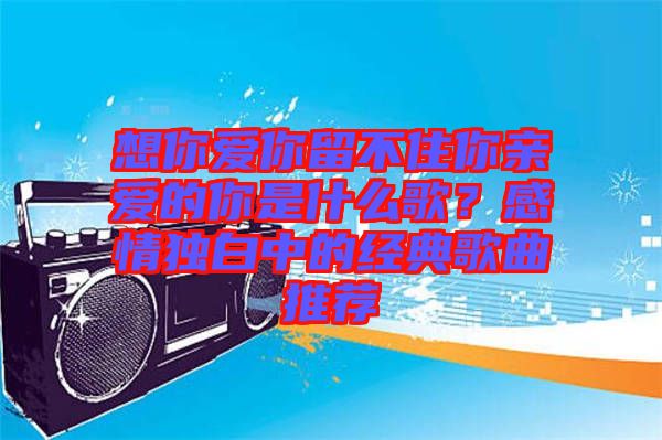 想你愛你留不住你親愛的你是什么歌？感情獨白中的經典歌曲推薦